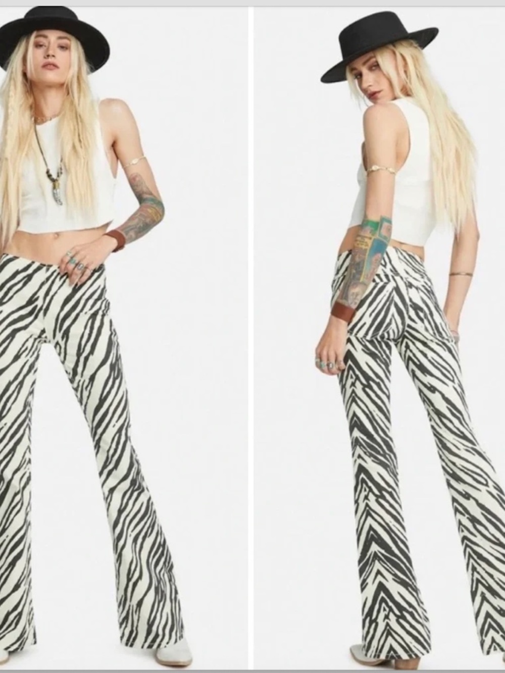 We The Free Zebra Bell Jeans